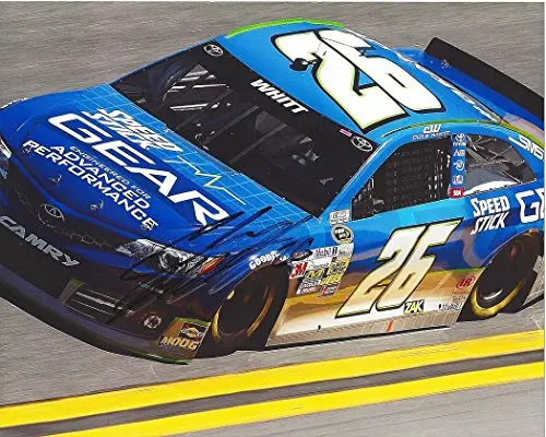 Autographed 2014 Cole Whitt #26 Speed Stick Gear (Sprint Cup) Signed 8X10 Nascar Glossy Photo W/Coa 1