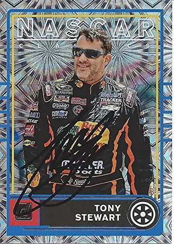 Autographed Tony Stewart 2021 Panini Donruss Nascar Classics (#14 Bass Pro Shops) Stewart-Haas Racing Rare Insert Signed Nascar Collectible Trading Card With Coa 1