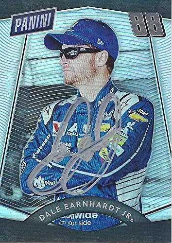 Autographed Dale Earnhardt Jr. 2017 Panini Racing The National (#88 Nationwide Team) Hendrick Motorsports Rare Insert Signed Nascar Collectible Trading Card With Coa 1
