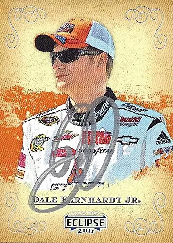 Autographed Dale Earnhardt Jr. 2011 Press Pass Eclipse Racing Jr Nation (#88 Amp Energy Team) Hendrick Motorsports Signed Nascar Collectible Trading Card With Coa 1