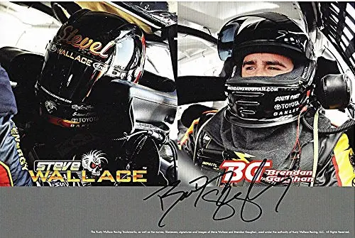 Autographed Brendan Gaughan 2012 Nationwide Series Signed Picture Nascar Hero Card With Coa 1