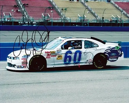 Autographed 2012 Carl Edwards #60 Fastenal Racing (Pit-Road) 8X10 Signed Nascar Glossy Photo W/Coa 1