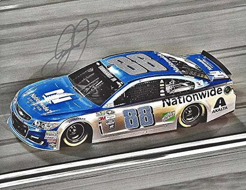 Autographed 2016 Dale Earnhardt Jr. #88 Nationwide Team On-Track Racing (Hendrick Motorsports) Sprint Cup Series Signed Collectible Picture Nascar 9X11 Inch Glossy Photo With Coa 1
