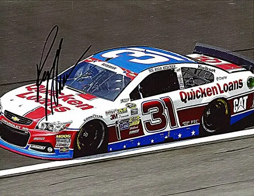Autographed 2014 Ryan Newman #31 Quicken Loans Racing (Coca-Cola 600 Paint Scheme) Charlotte 9X11 Nascar Signed Glossy Photo W/Coa 1