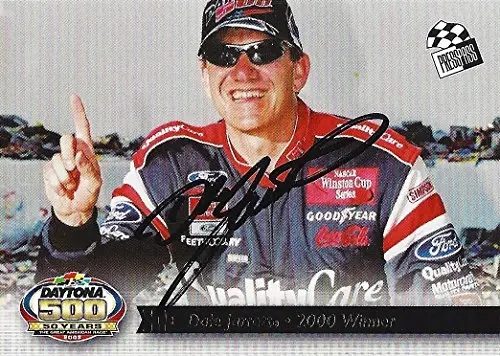 Autographed Dale Jarrett 2007 Press Pass Racing Daytona 50 Years (2000 Winner) Insert Signed Collectible Nascar Trading Card With Coa 1