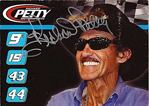 Autographed Richard Petty #43 Stp Racing (Rp Motorsports) Vintage Signed 4X6 Nascar Glossy Photo With Coa 1