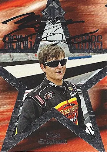 Autographed Max Gresham 2012 Press Pass Racing Total Memorabilia Rising Stars Insert Signed Collectible Nascar Trading Card With Coa 1