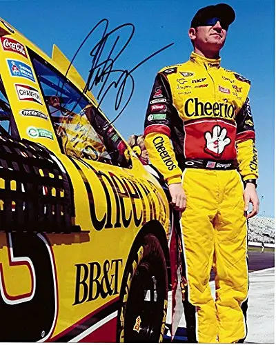 Autographed 2010 Clint Bowyer #33 Cheerios Racing Team (Qualifying Pit Road) Signed 8X10 Nascar Glossy Photo With Coa 1