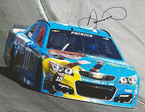Autographed 2016 Danica Patrick #10 Natures Bakery Racing Teenage Mutant Ninja Turtles Car (Stewart-Haas Team) Signed Collectible Picture Nascar 9X11 Inch Glossy Photo With Coa 1