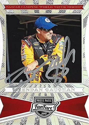 Autographed Brendan Gaughan 2013 Press Pass Racing Fan Fare (South Park Casino) Camping World Truck Series Diecut Insert Signed Collectible Nascar Trading Card With Coa 1