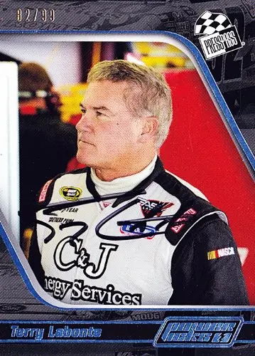 Autographed Terry Labonte 2012 Press Pass Power Paks (#32 C&G Energy Services) Nascar Trading Card #82/99 W/Coa 1