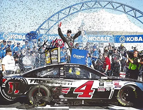 Autographed 2015 Kevin Harvick #4 Jimmy Johns Racing Las Vegas Race Win (Victory Lane Celebration) Sprint Cup Series Signed Collectible Picture Nascar 9X11 Inch Glossy Photo With Coa 1