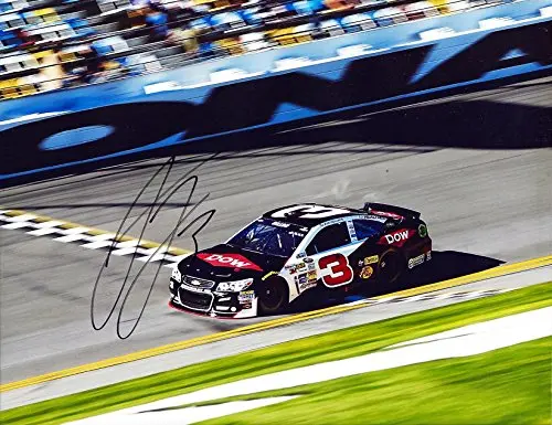 Autographed 2014 Austin Dillon #3 Dow Chevy Team Daytona International Speedway (Richard Childress Racing) 9X11 Signed Nascar Glossy Picture Photo With Coa 1