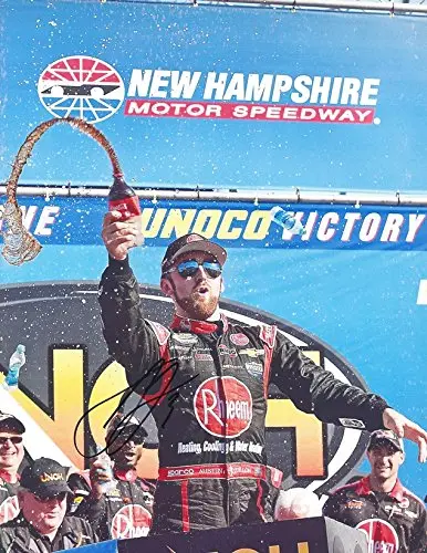 Autographed 2015 Austin Dillon #33 Rheem Racing New Hampshire Race Win (Victory Lane Celebration) Camping World Truck Series Signed Collectible Picture Nascar 9X11 Inch Glossy Photo With Coa 1