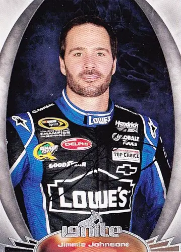 Autographed Jimmie Johnson 2012 Press Pass Ignite #48 Lowe's Racing (Hendrick) Nascar Signed Trading Card W/Coa 1