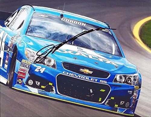 Autographed 2015 Jeff Gordon #24 Axalta Racing Team Blue (Hendrick Motorsports) 9X11 Signed Picture Nascar Glossy Photo With Coa 1
