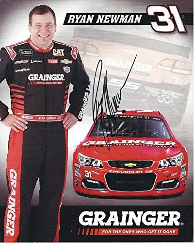 Autographed 2017 Ryan Newman #31 Grainger Chevrolet Team (Richard Childress Racing) Monster Energy Cup Series Signed Collectible Picture 8X10 Inch Nascar Hero Card Photo With Coa 1