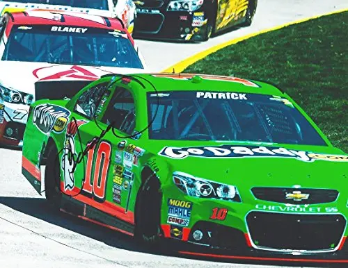 Autographed 2015 Danica Patrick #10 Godaddy Racing Team Martinsville Speedway 9X11 Signed Picture Nascar Glossy Photo With Coa 1