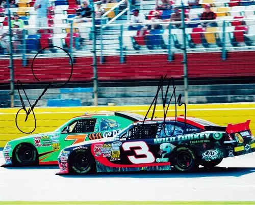 2X Autographed Danica Patrick & Austin Dillon 2013 Rookie Sprint Cup Series 8X10 Signed Nascar Glossy Photo W/Coa 1