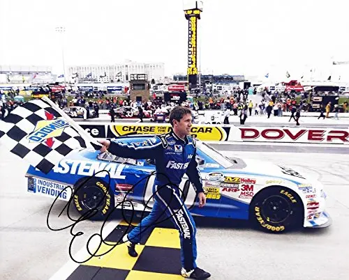 Autographed 2011 Carl Edwards #60 Fastenal Racing Dover Win (Nationwide Series) Roush 8X10 Picture Signed Nascar Glossy Photo With Coa 1