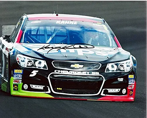 Autographed 2014 Kasey Kahne #5 Great Clips Racing (Sprint Cup Series) Hendrick On Track Signed 8X10 Nascar Photo With Coa 1