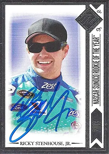 Autographed Ricky Stenhouse Jr. 2014 Press Pass Total Memorabilia Racing (2013 Sunoco Rookie Of The Year) #17 Zest Team Signed Collectible Nascar Trading Card With Coa 1