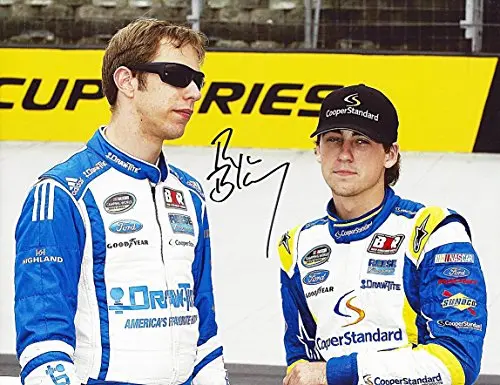 Autographed 2014 Ryan Blaney #29 Cooper Standard Racing (Keselowski Racing) Truck Series Signed 9X11 Nascar Glossy Photo With Coa 1