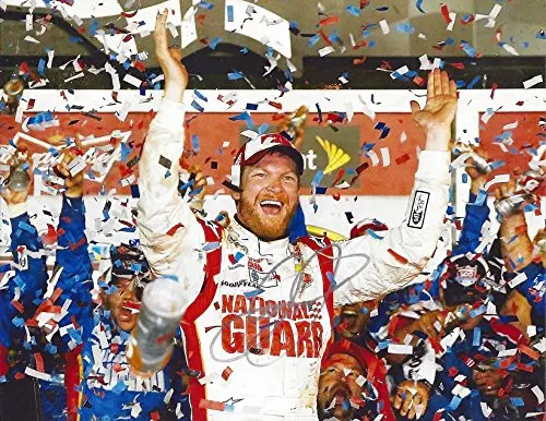 Autographed 2014 Dale Earnhardt Jr. #88 National Guard Racing Daytona 500 Race Win (Victory Lane Celebration) Hendrick Motorsports Signed Collectible Picture Nascar 9X11 Inch Glossy Photo With Coa 1