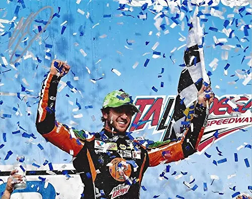 Autographed 2019 Chase Elliott #9 Little Caesars Racing Talladega Geico 500 Race Win (Victory Lane Celebration) Monster Cup Series Signed Collectible Picture 8X10 Inch Nascar Glossy Photo With Coa 1