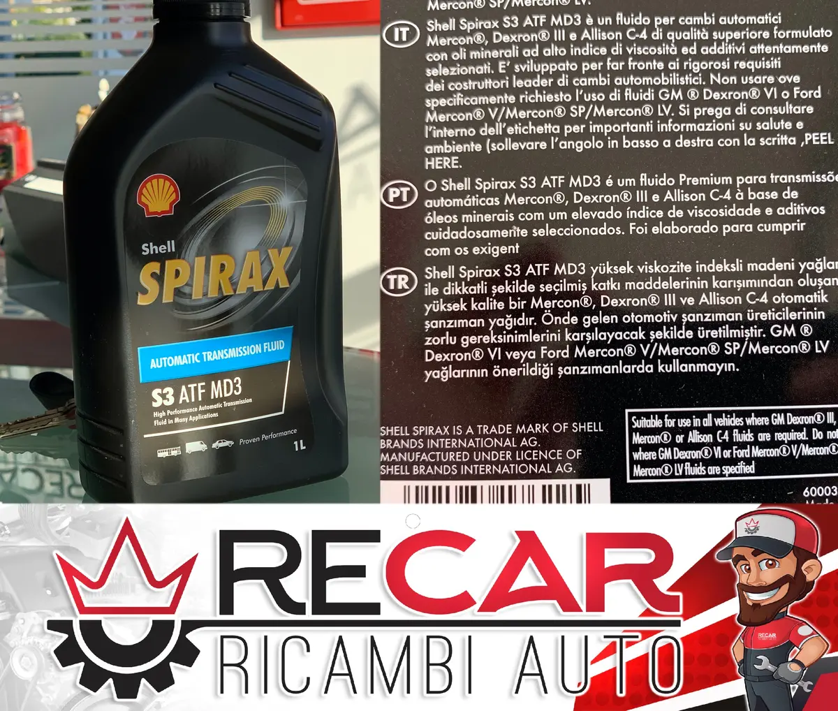 Shell Spirax S3 Atf Md3 1