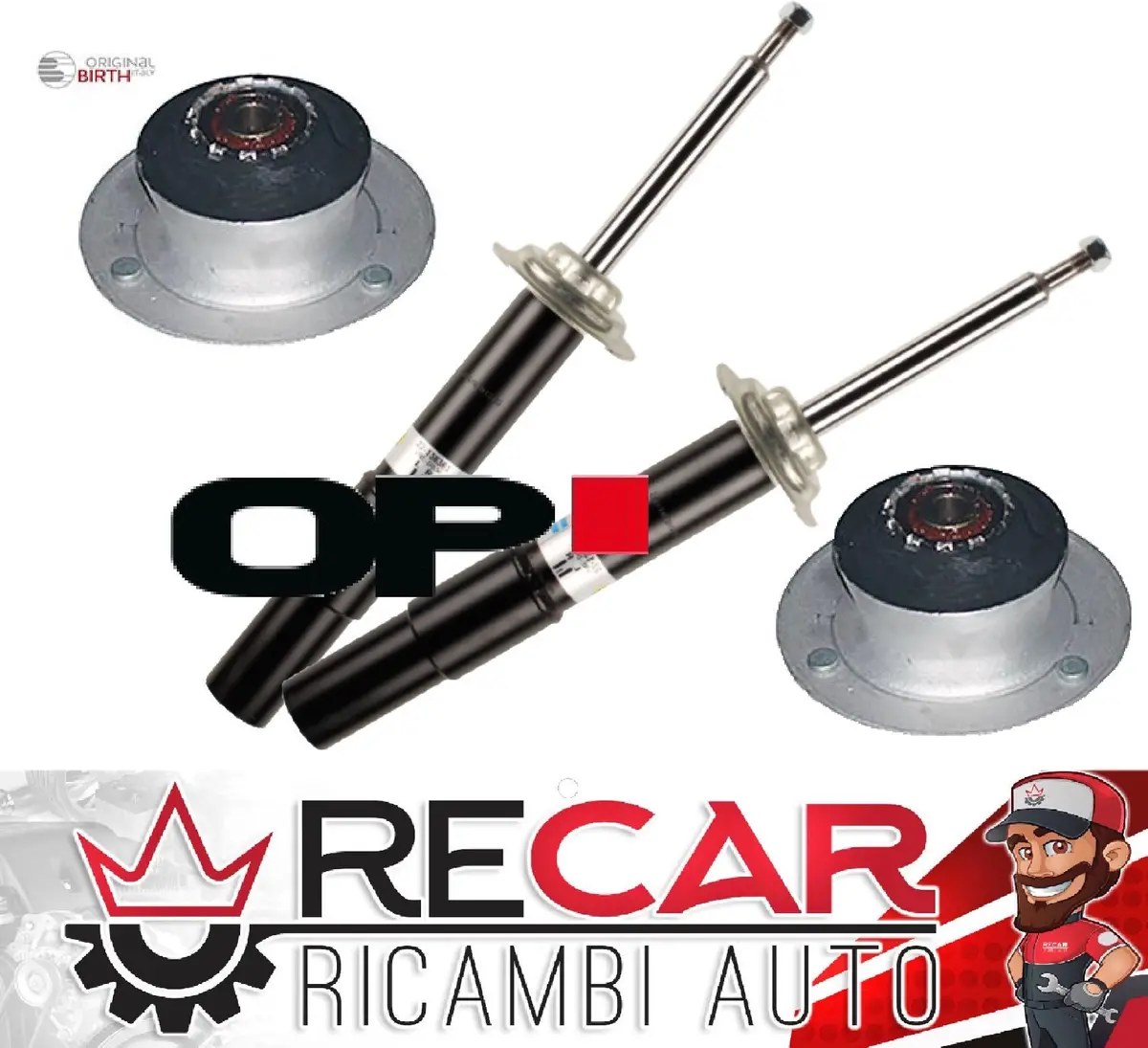 Kit Ammortizzatori + Tamponi Anteriori Bmw Serie 5 E60 1