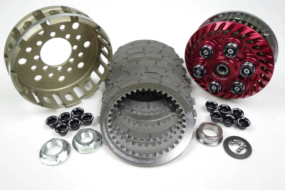 K-Bike Adjustable Slipper Clutch With Basket + Discs For Ducati 1