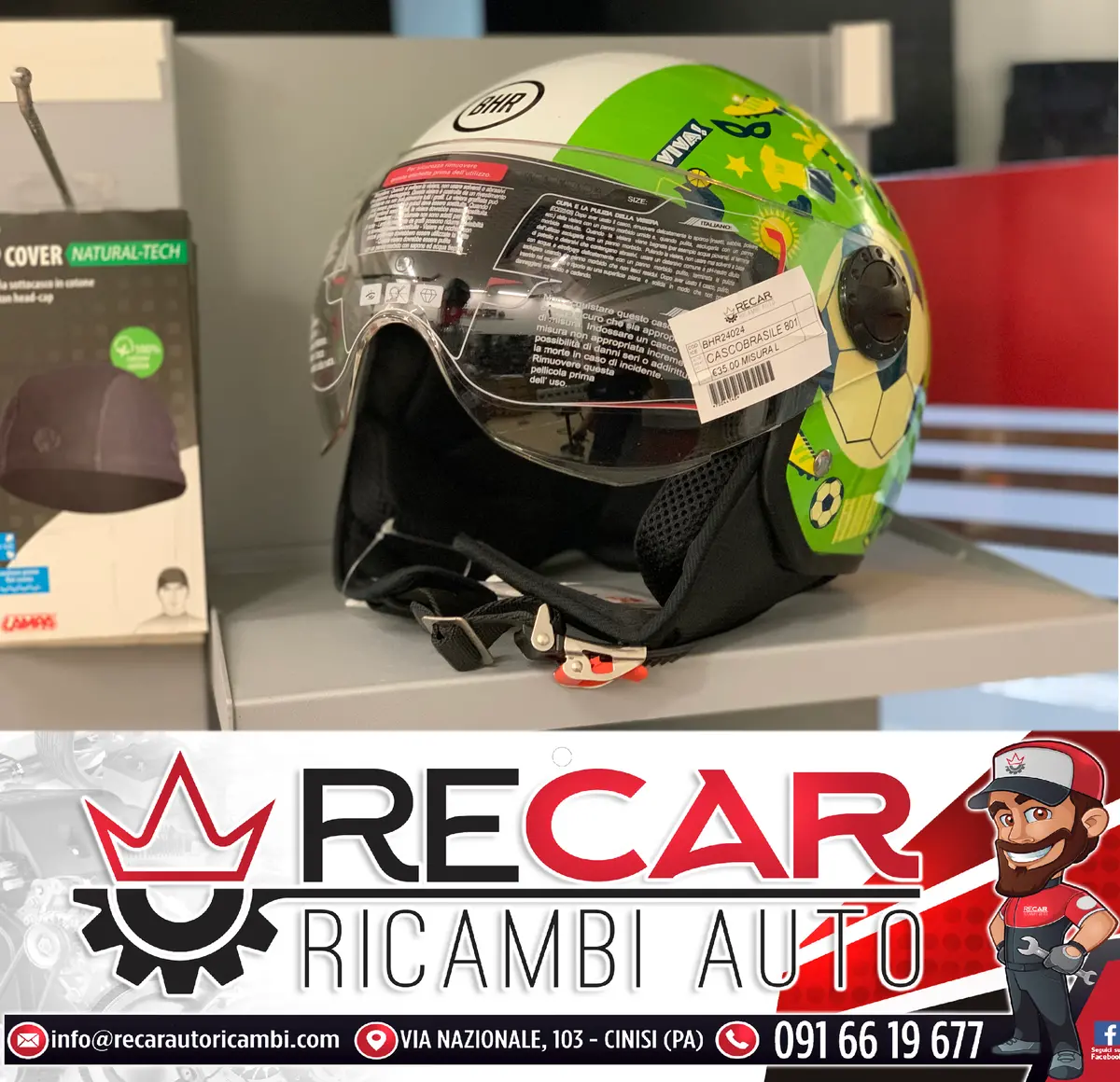 Casco  Bhr 801 Brasil Misura L 1