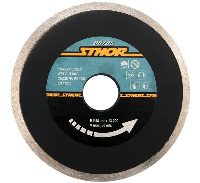 Disco Diamante Continuo 4-1/2" X 7/8" | Sthor 1