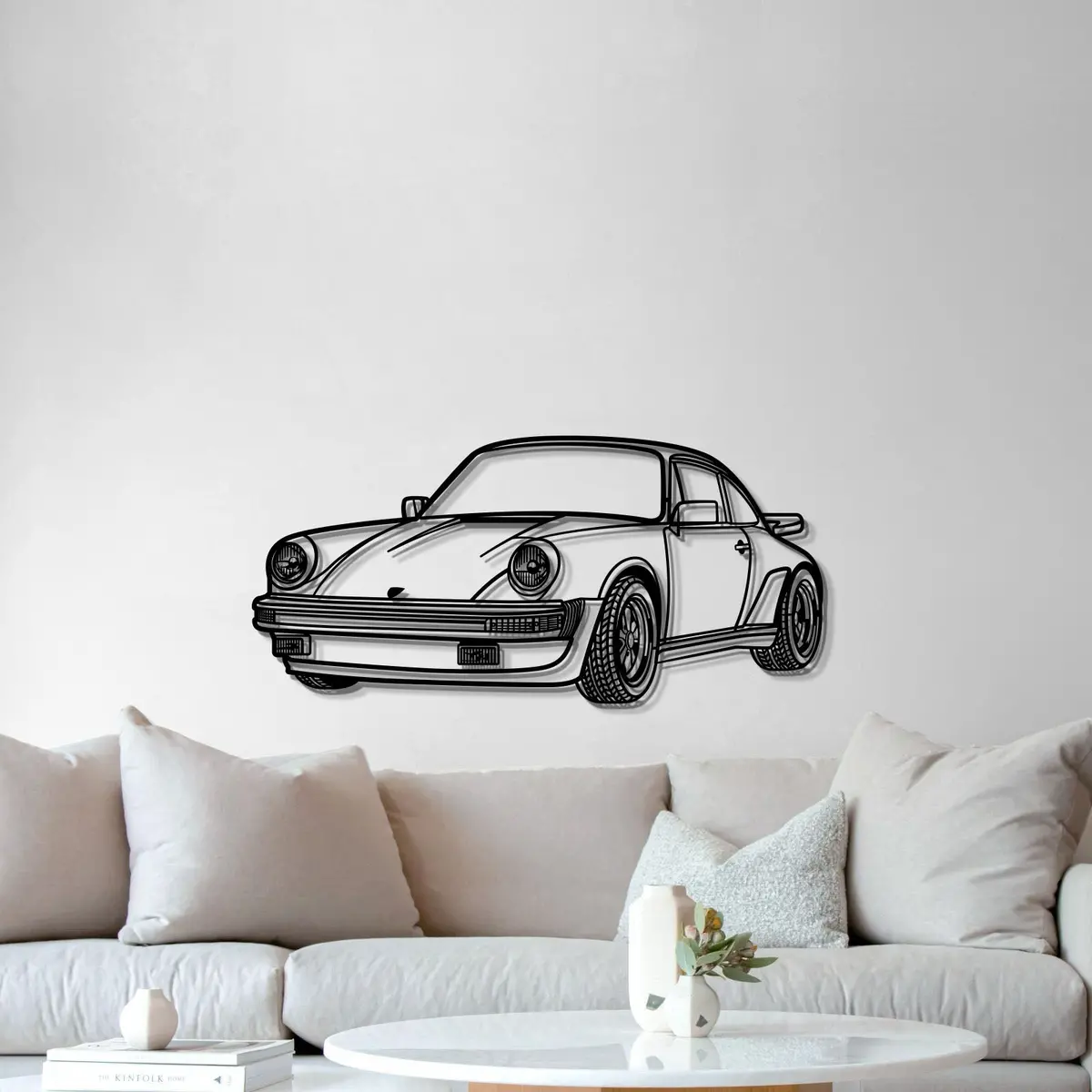 911 930 Perspective Metal Car Wall Art - Mt0459 5