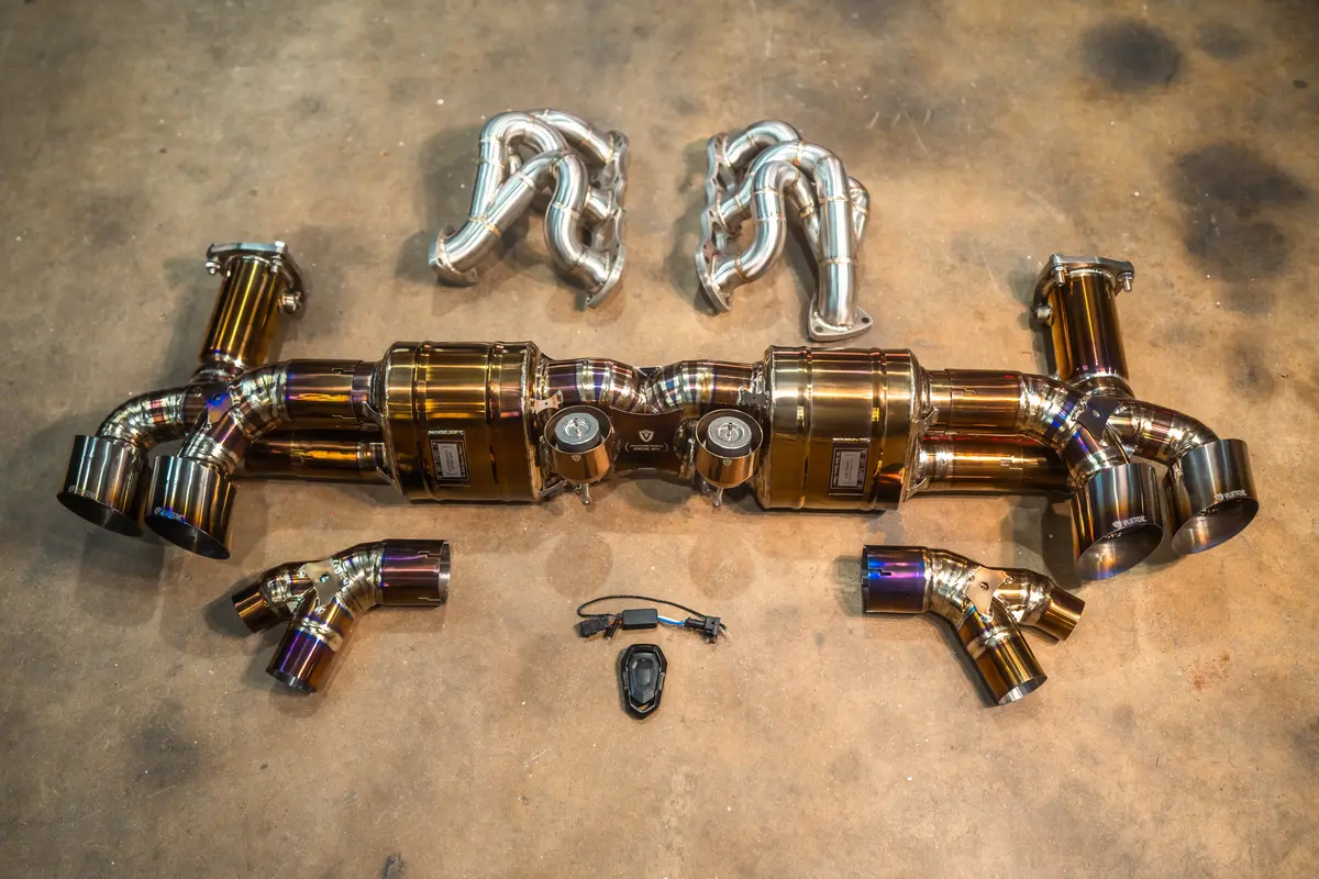 Valvetronic Valved Race Exhaust System For Porsche 911 Turbo 991.1 / 991.2 1