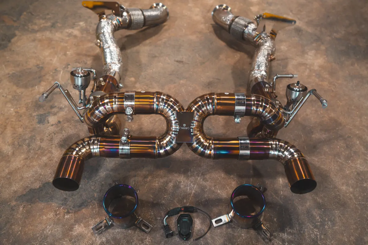 Ferrari F8 Valved Sport Exhaust System 1