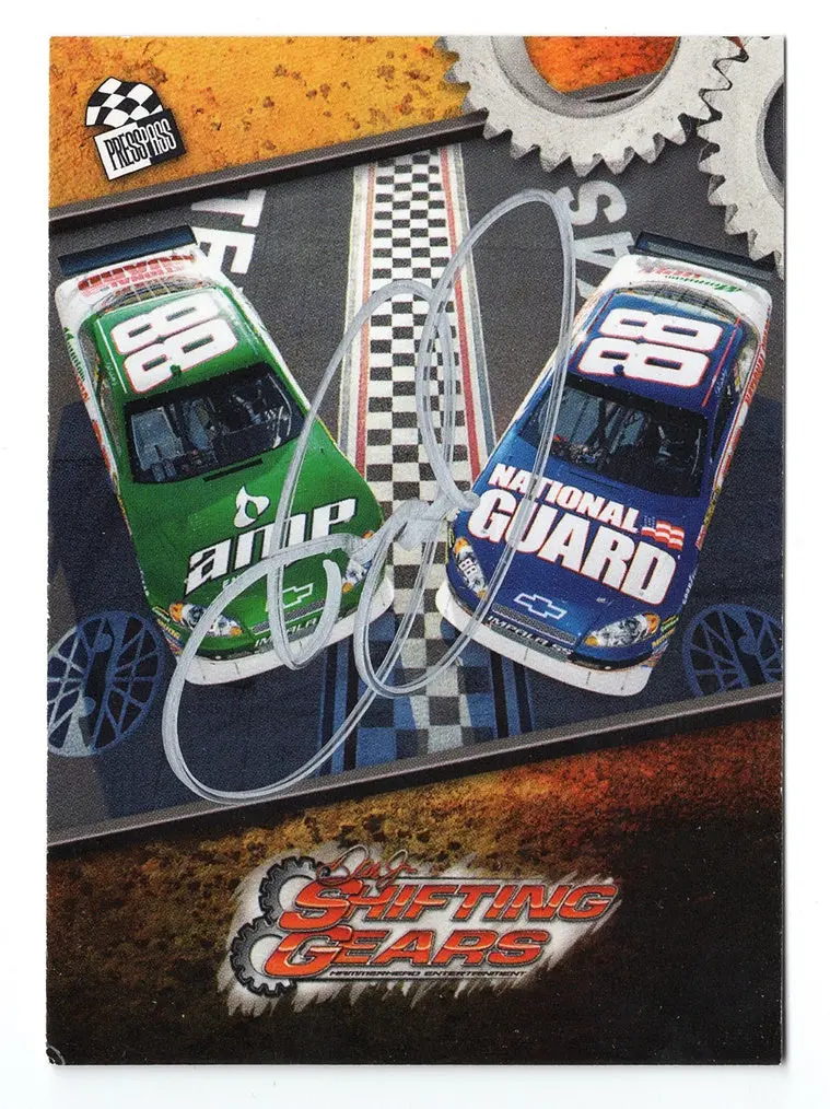 Autographed Dale Earnhardt Jr. 2009 Press Pass Racing Shifting Gears (One Sweet Ride) Hendrick Motorsports Signed Nascar Collectible Trading Card With Coa 1