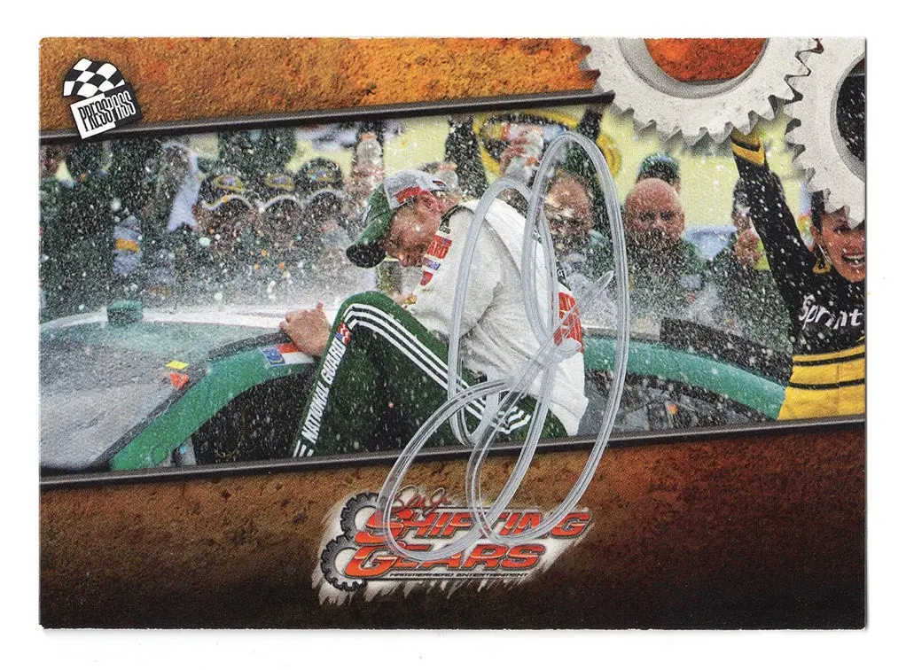Autographed Dale Earnhardt Jr. 2009 Press Pass Racing Shifting Gears (Michigan Win First Hendrick Victory) Signed Nascar Collectible Trading Card With Coa 1
