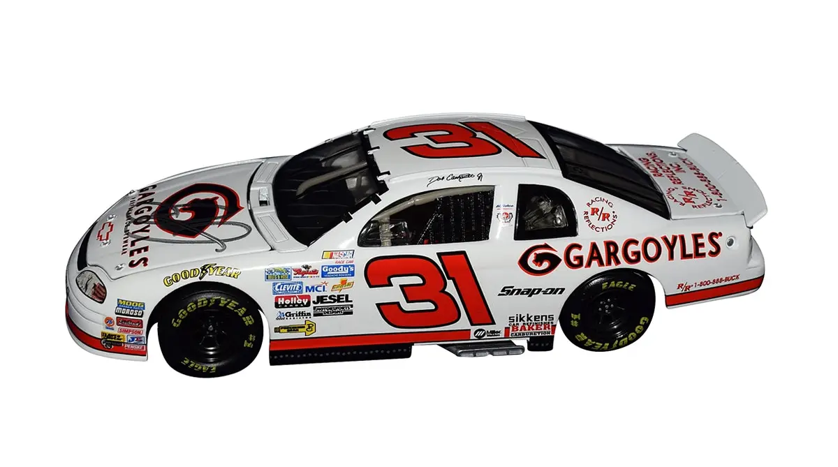 Autographed 1997 Dale Earnhardt Jr. #31 Gargoyles Eyewear (Nashville Busch Series Race) Rare Vintage Rare Signed Action 1/24 Scale Nascar Diecast Car With Coa (1 Of Only 8,500 Produced) 2
