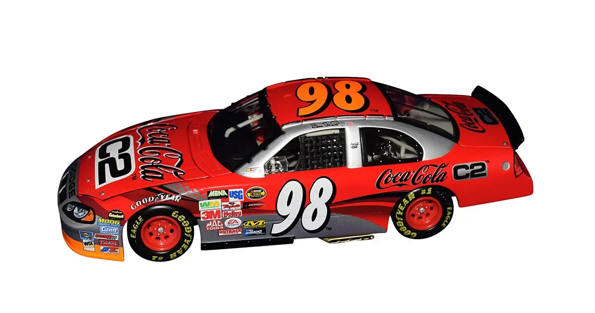 Autographed 2004 Bill Elliott #98 Dodge Racing Coca-Cola C2 (Nextel Cup Series) Signed Action 1/24 Scale Nascar Diecast Car With Coa (1 Of Only 2,520 Produced) 2