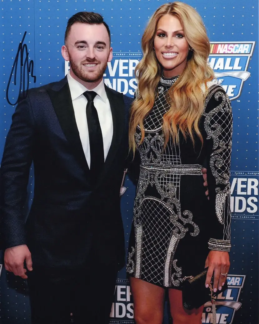 Autographed 2017 Austin Dillon #3 Nascar Hall Of Fame Ceremony (Rcr Team) Signed 8X10 Inch Picture Nascar Photo With Coa 1