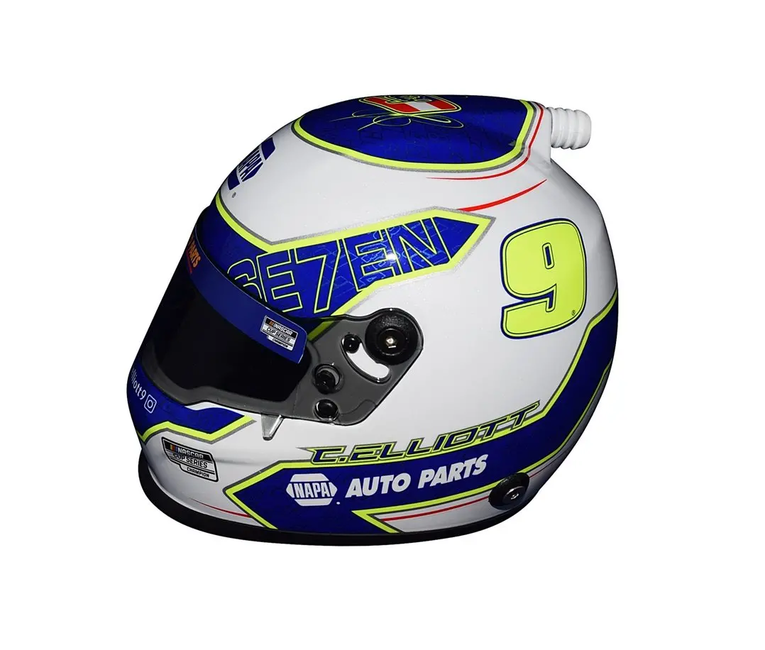Autographed 2020 Chase Elliott #9 Napa Racing Nascar Cup Series Champion (Phoenix Race) Signed Nascar Replica 1/2 Scale Mini Helmet With Coa 1