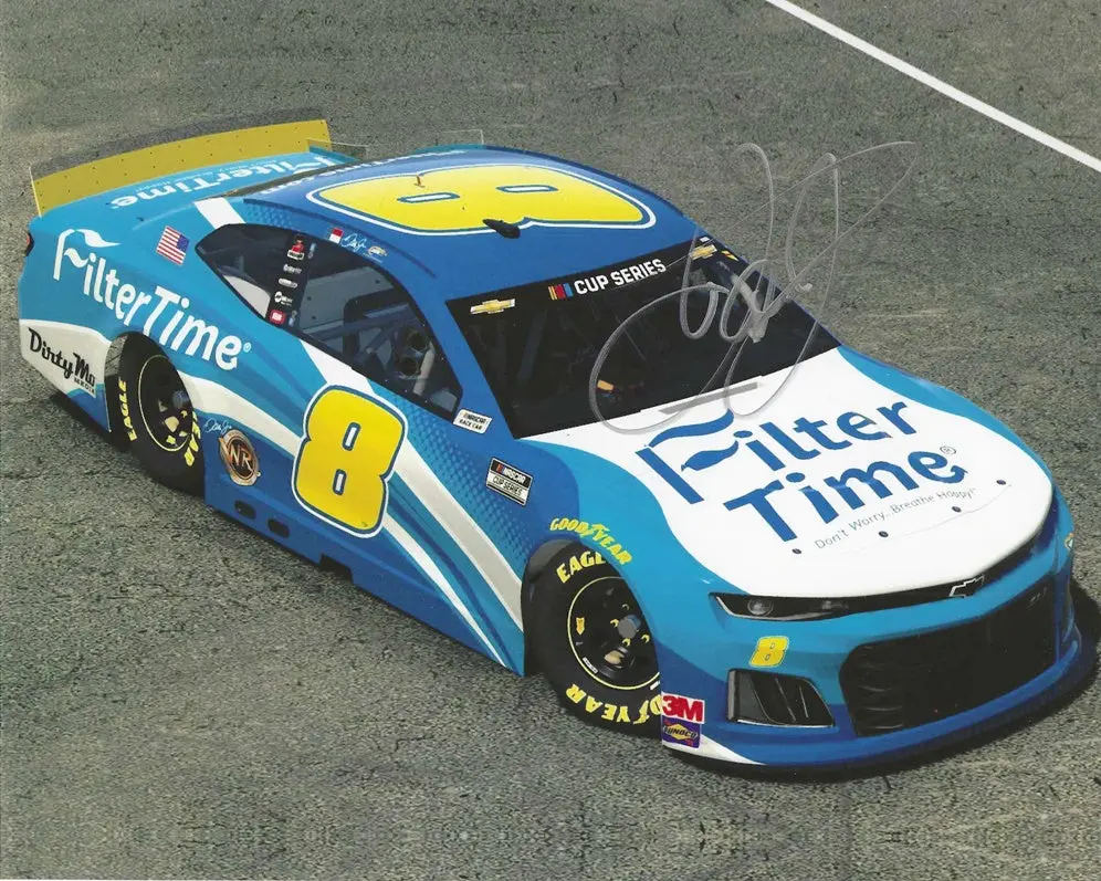 Autographed 2020 Dale Earnhardt Jr. #8 Filter Time Racing Inaugural Enascar Race (Iracing Pro Invitational) Signed Collectible Picture 8X10 Inch Nascar Glossy Photo With Coa 1