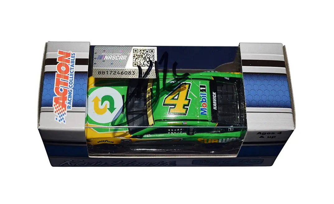 Autographed 2021 Kevin Harvick #4 Subway Racing Nascar Cup Series Action Signed Collectible Lionel 1/64 Scale Nascar Diecast Car With Coa 2