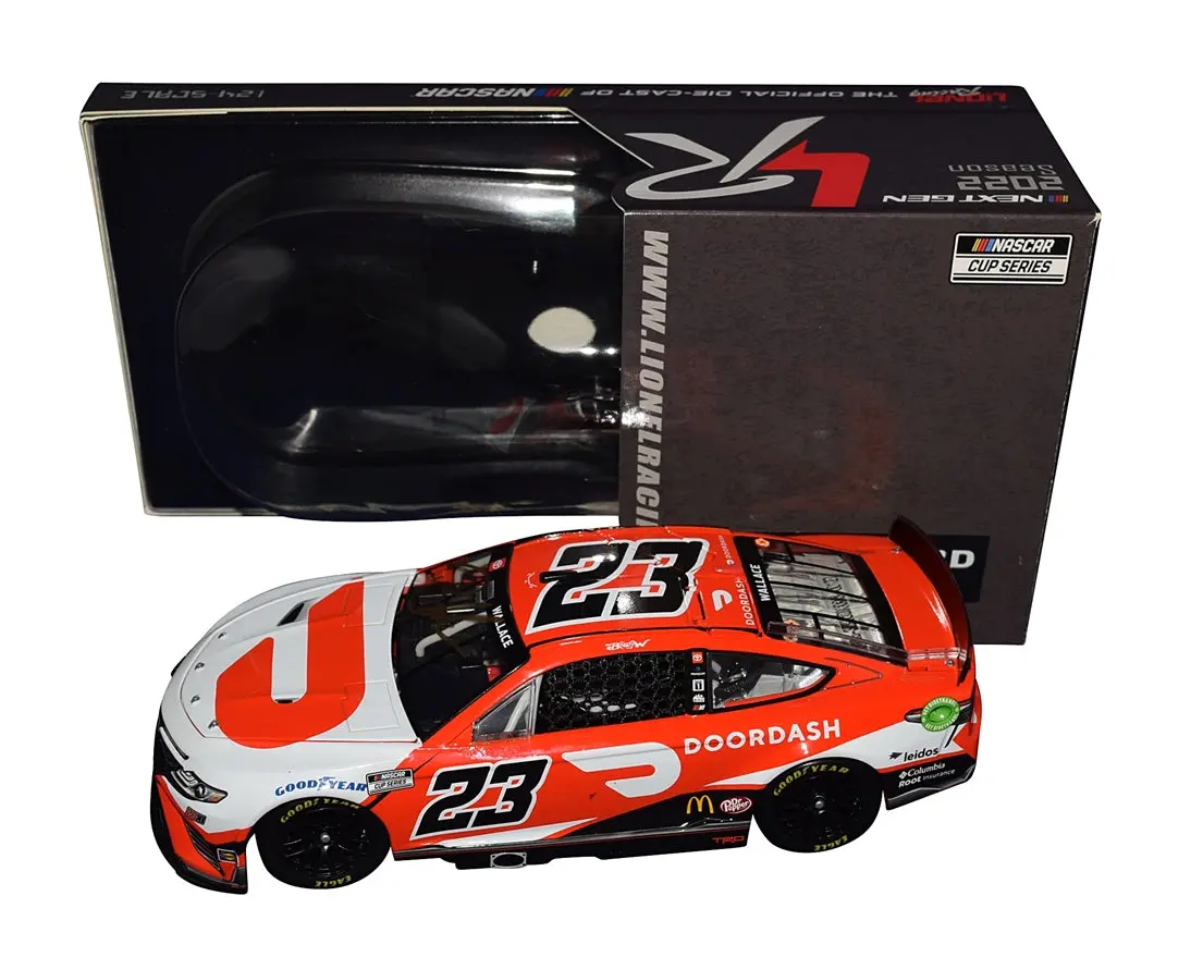 Autographed 2022 Bubba Wallace #23 Door Dash Next Gen Toyota (23Xi Racing) Signed Lionel 1/24 Scale Nascar Diecast With Coa (#127 Of Only 504 Produced) 1