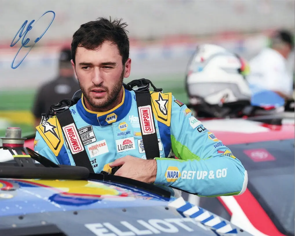 Autographed 2023 Chase Elliott #9 Napa Racing Pit Road (Hendrick Motorsports) Signed 8X10 Inch Picture Nascar Photo With Coa 1
