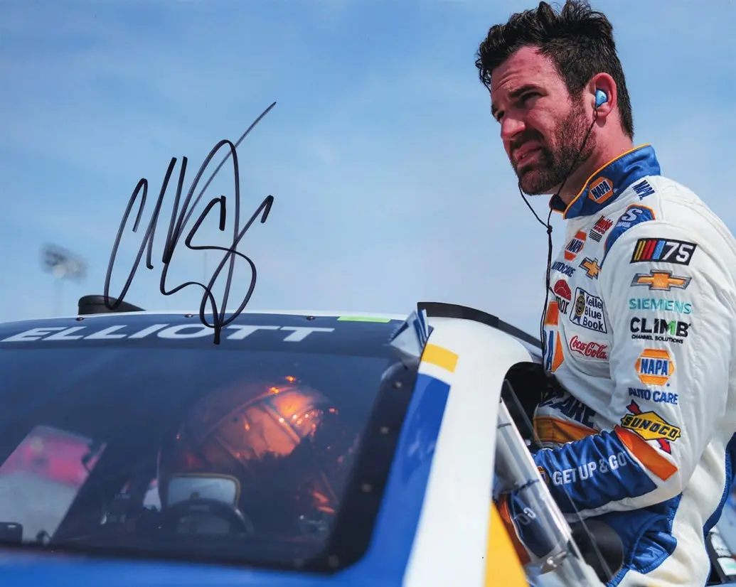 Autographed 2023 Corey Lajoie #9 Napa Team Chase Elliott Substitution (Back-Up Driver) Signed 8X10 Inch Picture Nascar Photo With Coa 1
