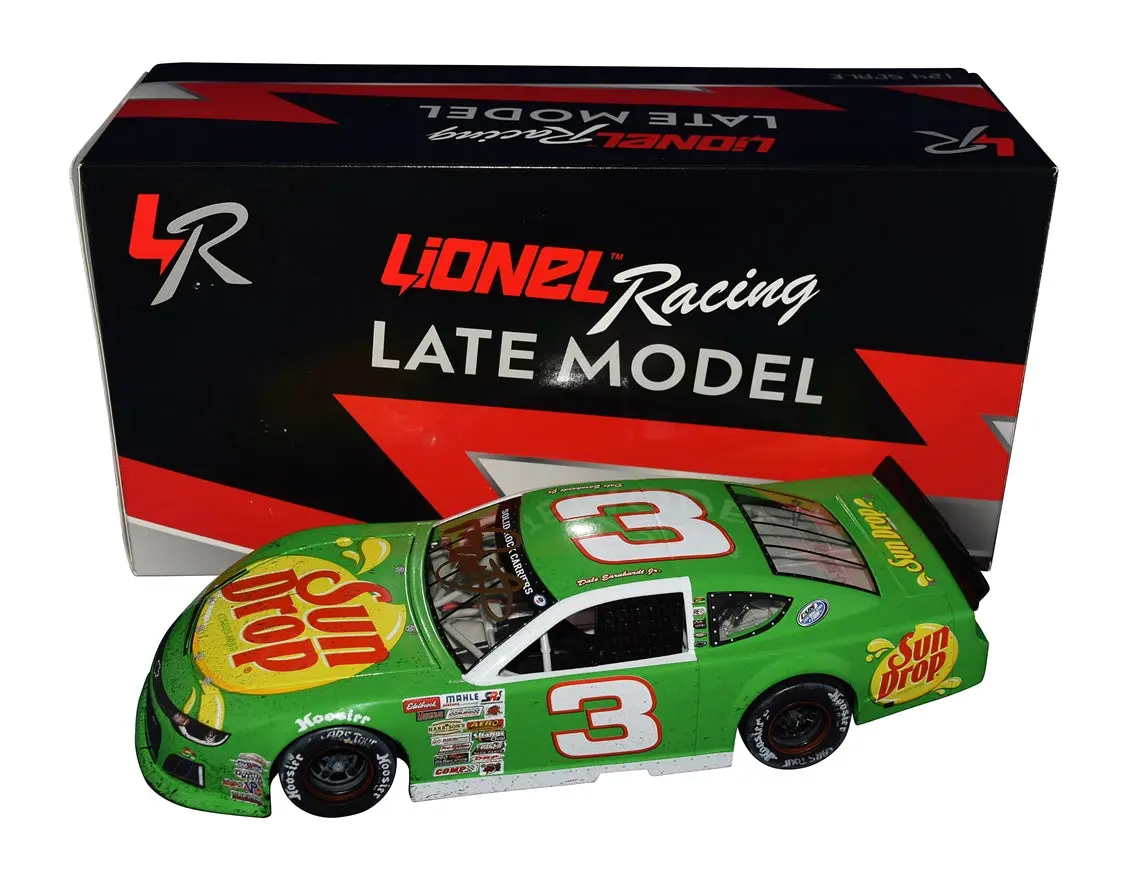 Autographed 2023 Dale Earnhardt Jr. #3 Sun Drop Racing North Wilkesboro Late Model (Raced Version) Signed Lionel 1/24 Scale Nascar Diecast Car With Coa (1 Of Only 708 Produced) 1