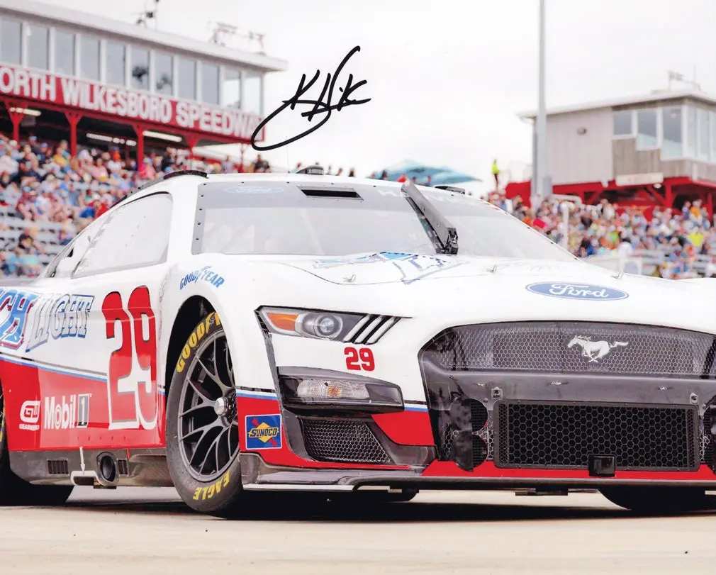 Autographed 2023 Kevin Harvick #29 Busch Light All-Star Race (North Wilkesboro) Retirement Signed 8X10 Inch Picture Nascar Photo With Coa 1